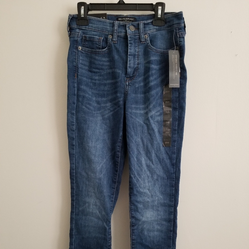 NWT Banana Republic size 25 / — High-Rise Super-Stretch Dark Wash Legging